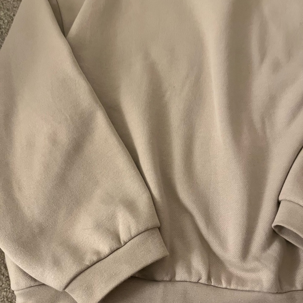 Essentials Tan Turtleneck Sweater Oversized Fit - image 3